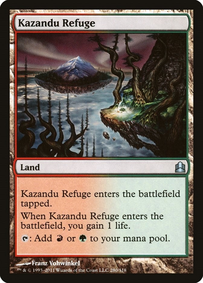 Image for Kazandu Refuge (280) [Commander] - Magic: The Gathering