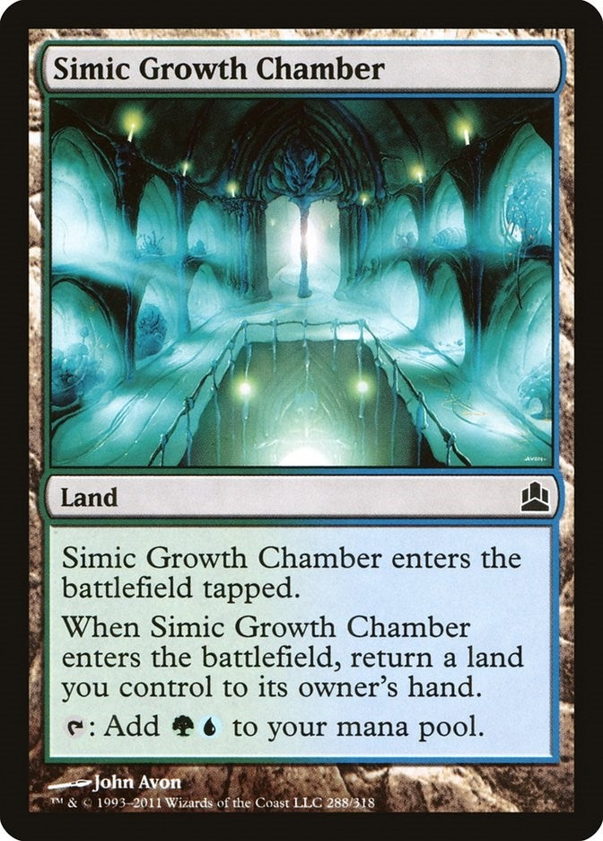 Image for Simic Growth Chamber (288) [Commander] - Magic: The Gathering