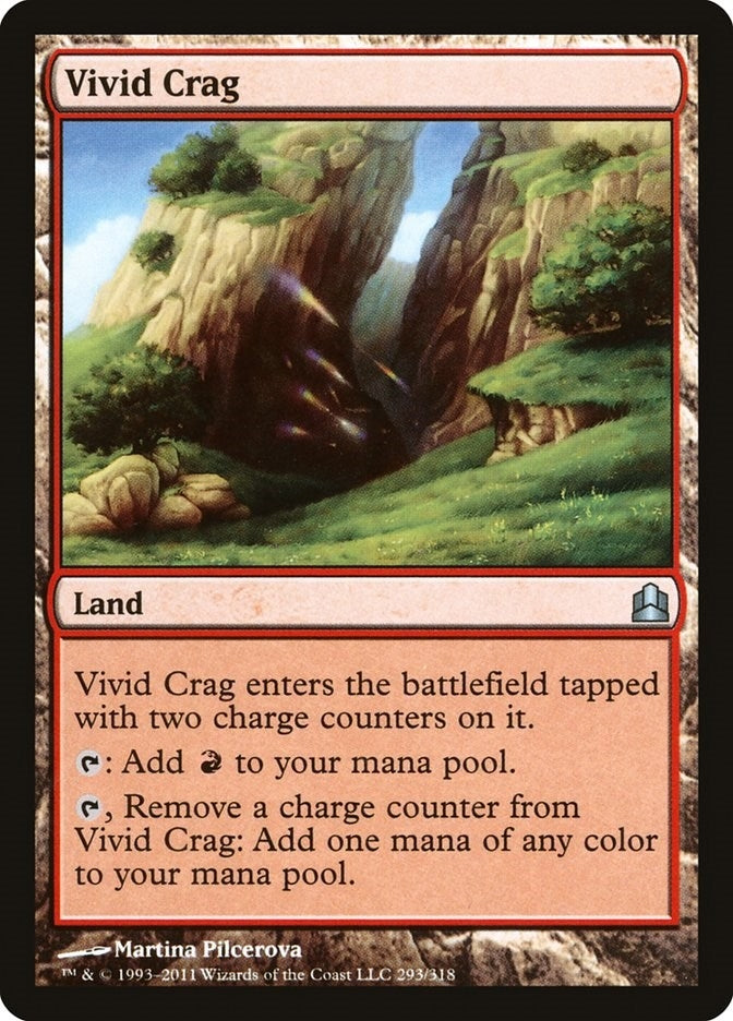 Image for Vivid Crag (293) [Commander] - Magic: The Gathering