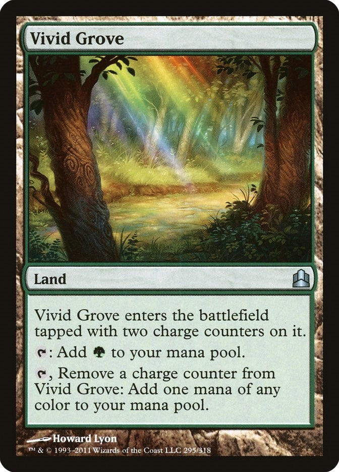 Image for Vivid Grove (295) [Commander] - Magic: The Gathering