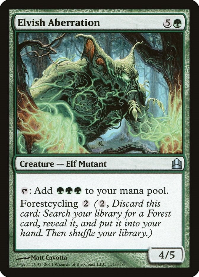 Image for Elvish Aberration (151) [Commander] - Magic: The Gathering