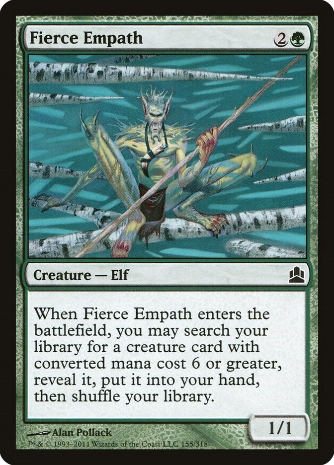 Image for Fierce Empath (155) [Commander] - Magic: The Gathering