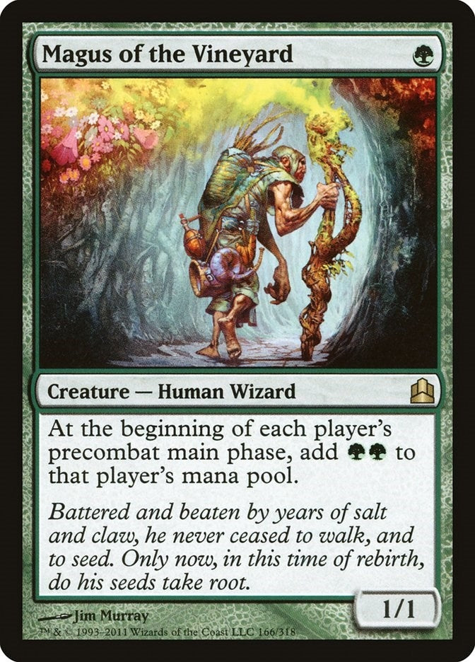 Image for Magus of the Vineyard (166) [Commander] - Magic: The Gathering