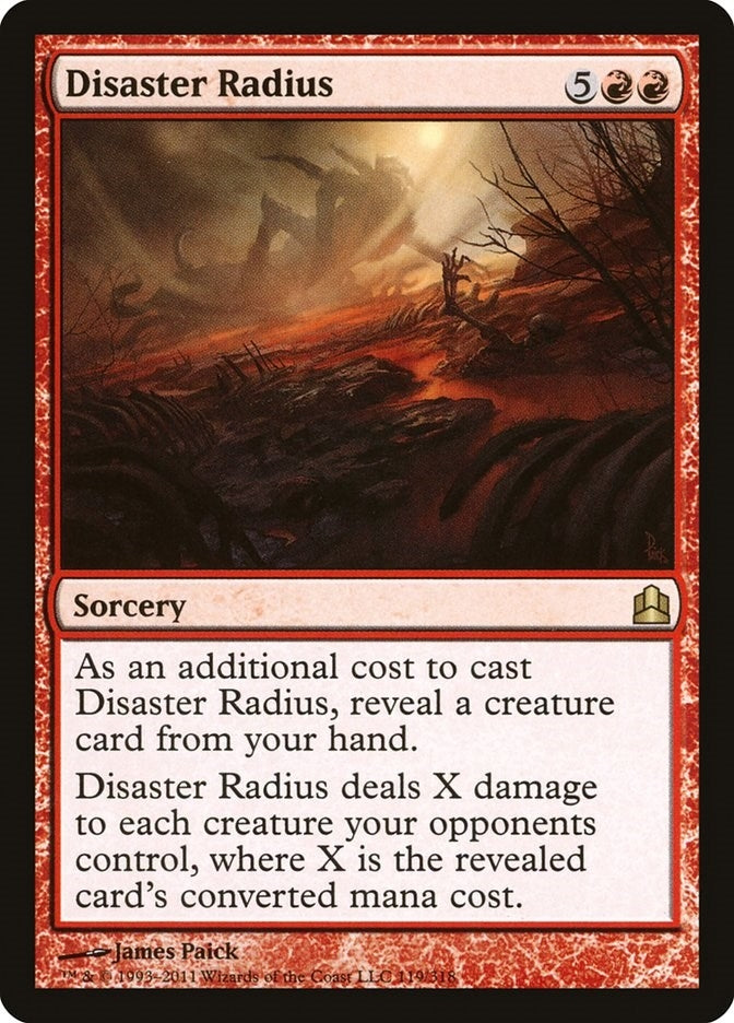Image for Disaster Radius (119) [Commander] - Magic: The Gathering