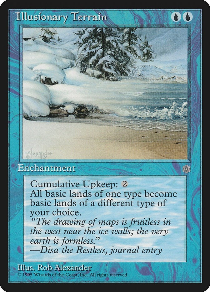 Image for Illusionary Terrain [Ice Age] - Magic: The Gathering