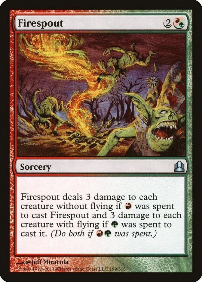 Image for Firespout (199) [Commander] - Magic: The Gathering