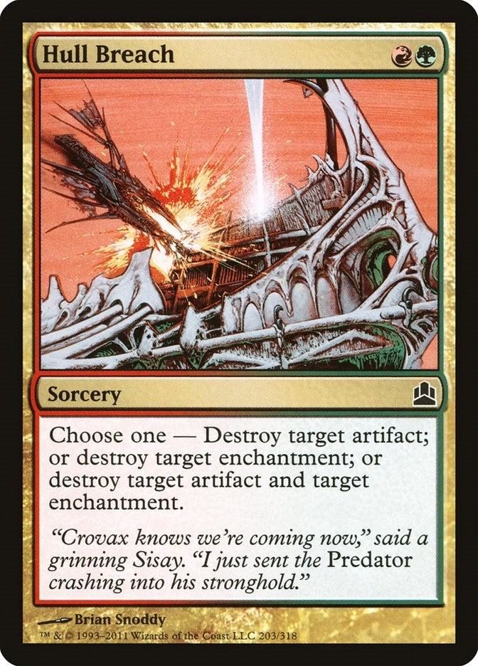 Image for Hull Breach (203) [Commander] - Magic: The Gathering