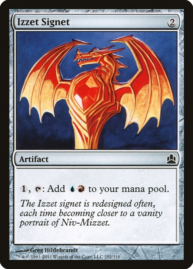 Image for Izzet Signet (252) [Commander] - Magic: The Gathering