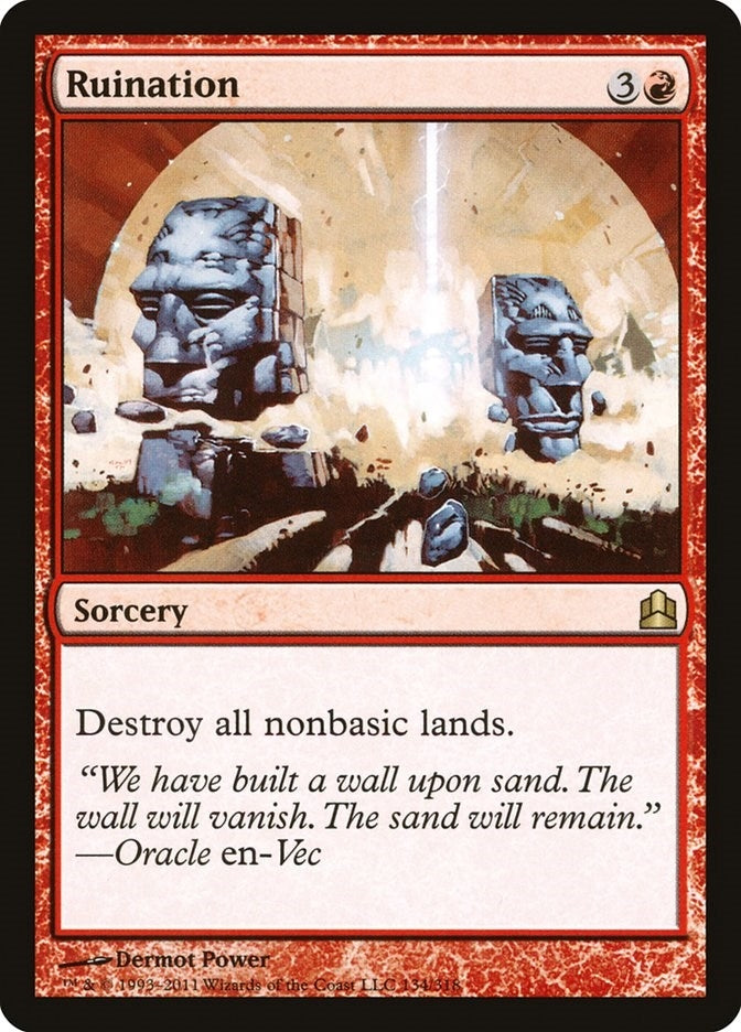 Image for Ruination (134) [Commander] - Magic: The Gathering