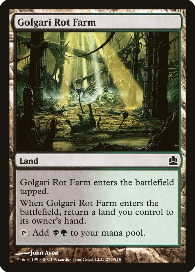Image for Golgari Rot Farm (275) [Commander] - Magic: The Gathering
