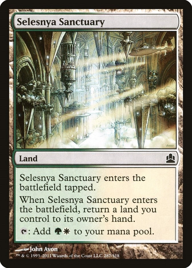 Image for Selesnya Sanctuary (287) [Commander] - Magic: The Gathering