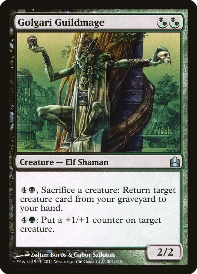 Image for Golgari Guildmage (201) [Commander] - Magic: The Gathering