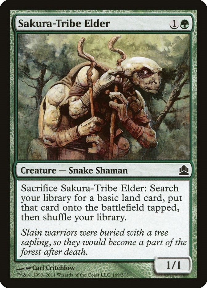 Image for Sakura-Tribe Elder (169) [Commander] - Magic: The Gathering