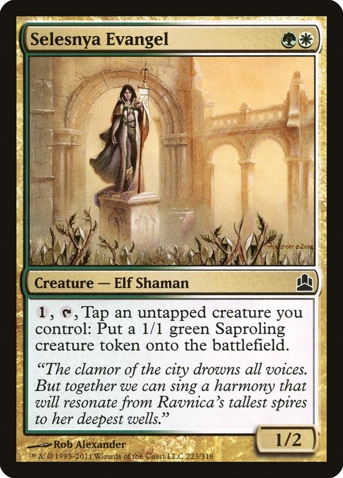 Image for Selesnya Evangel (223) [Commander] - Magic: The Gathering