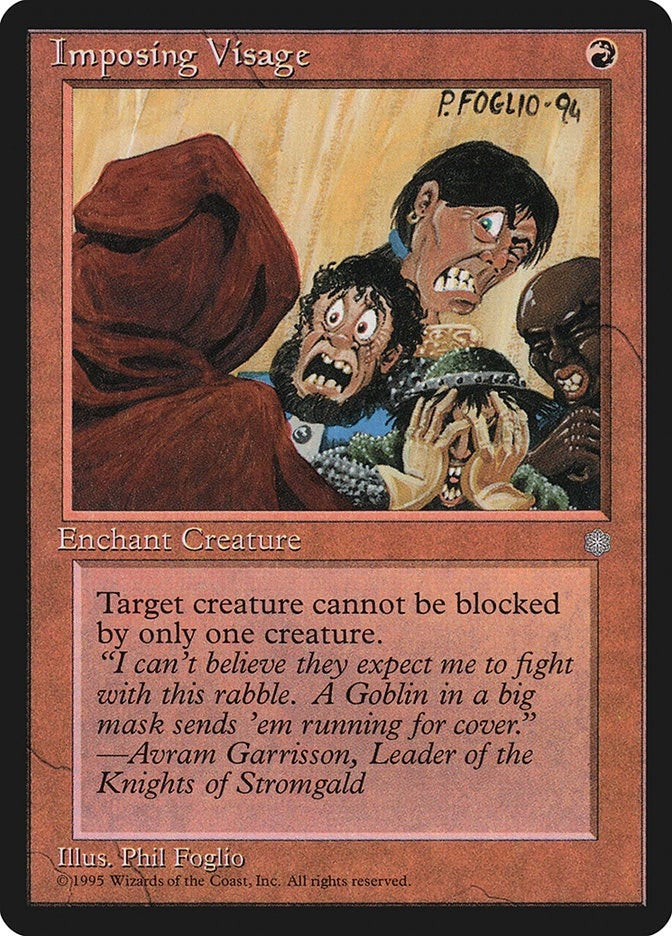Image for Imposing Visage [Ice Age] - Magic: The Gathering