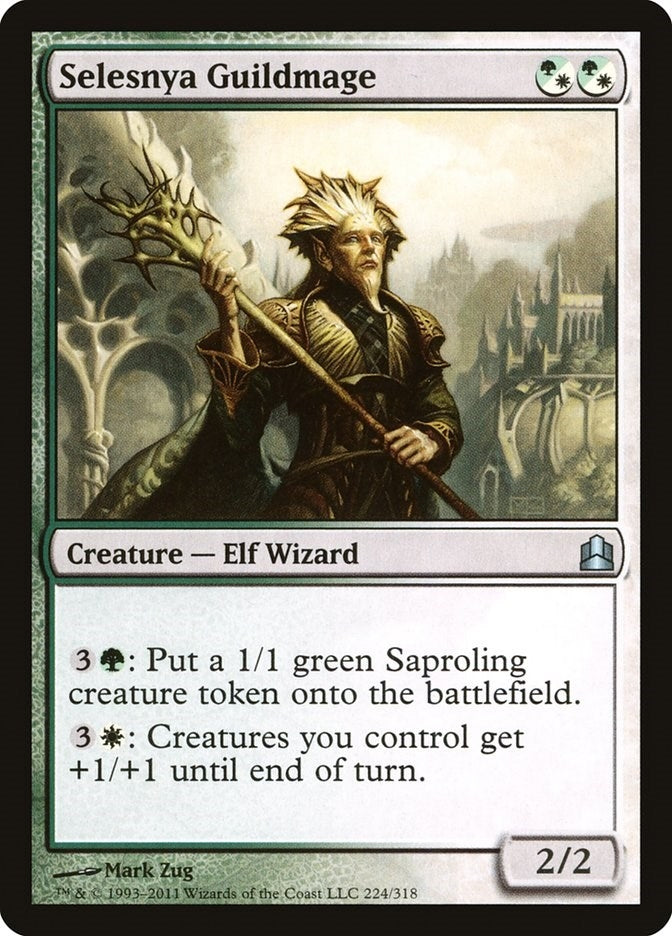 Image for Selesnya Guildmage (224) [Commander] - Magic: The Gathering