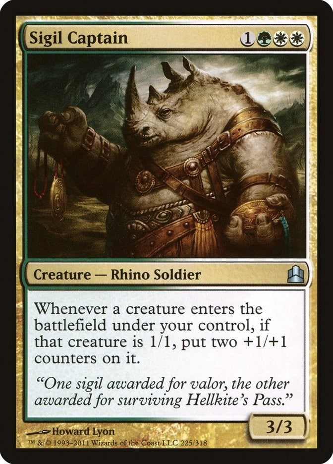 Image for Sigil Captain (225) [Commander] - Magic: The Gathering