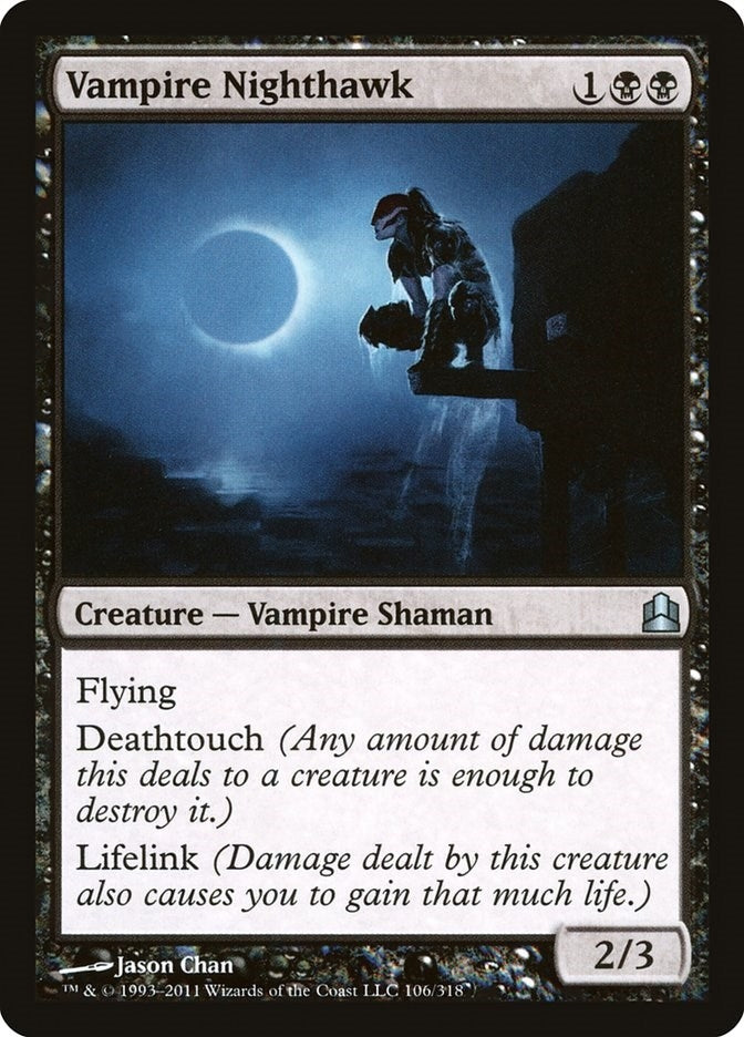 Image for Vampire Nighthawk (106) [Commander] - Magic: The Gathering