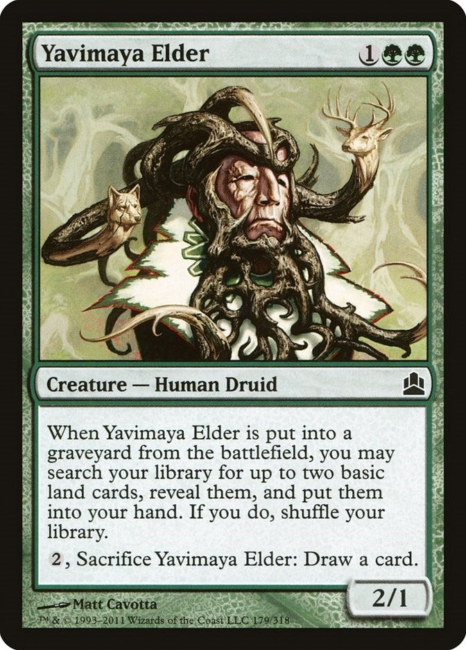 Image for Yavimaya Elder (179) [Commander] - Magic: The Gathering