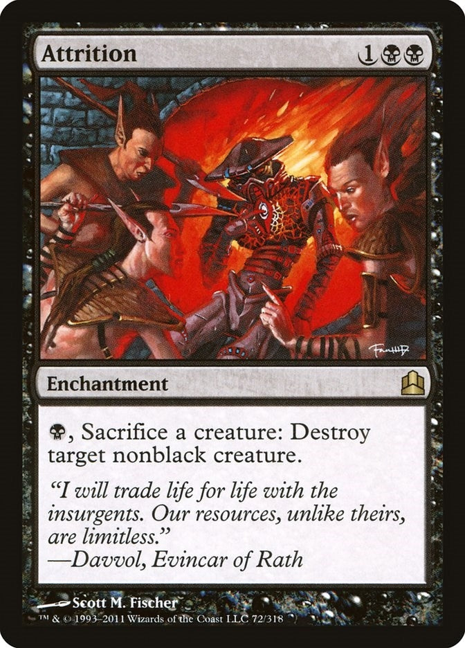 Image for Attrition (72) [Commander] - Magic: The Gathering
