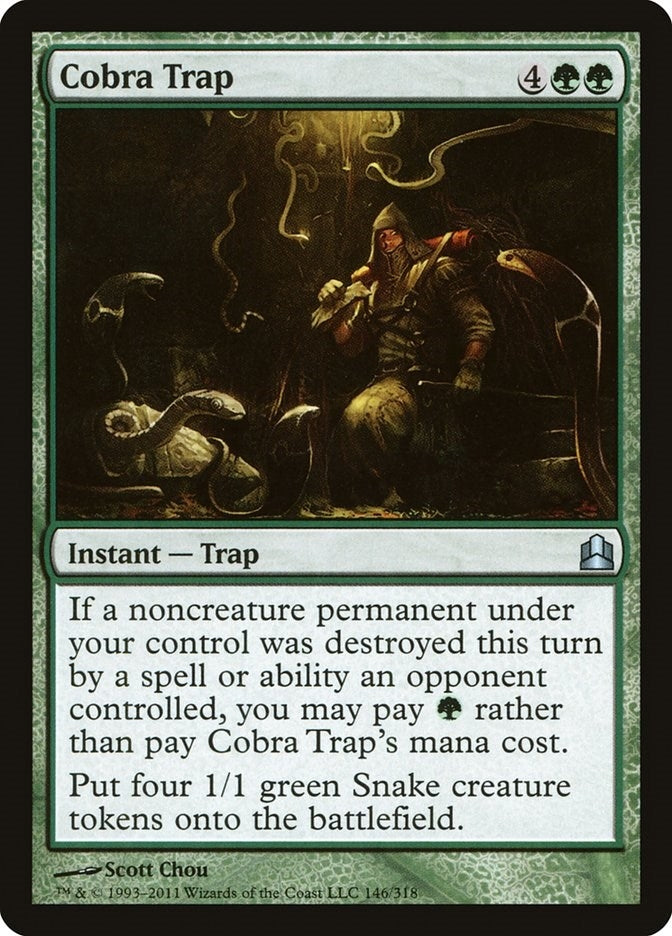 Image for Cobra Trap (146) [Commander] - Magic: The Gathering