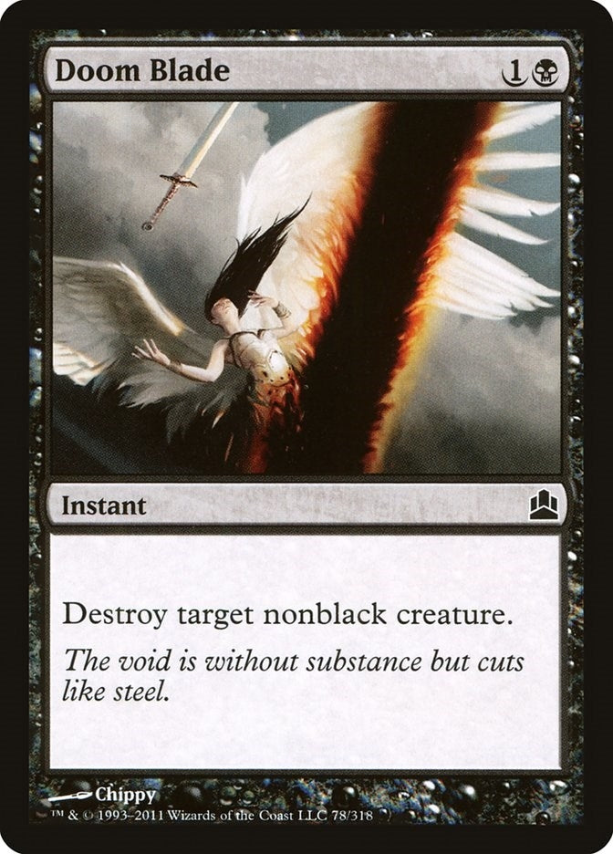 Image for Doom Blade (78) [Commander] - Magic: The Gathering