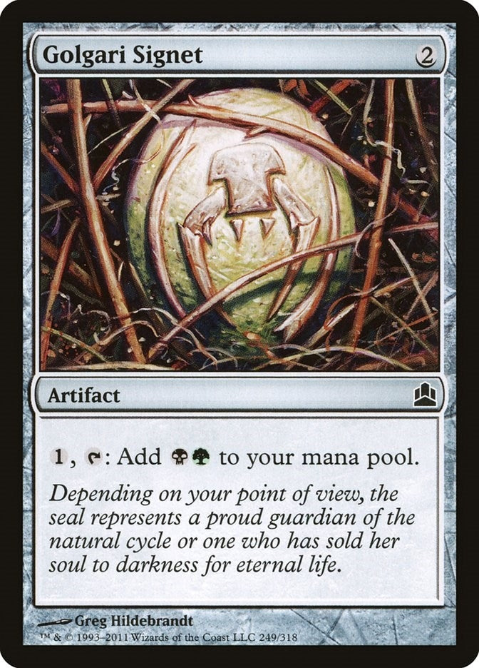 Image for Golgari Signet (249) [Commander] - Magic: The Gathering