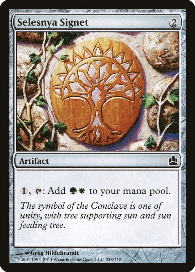Image for Selesnya Signet (258) [Commander] - Magic: The Gathering