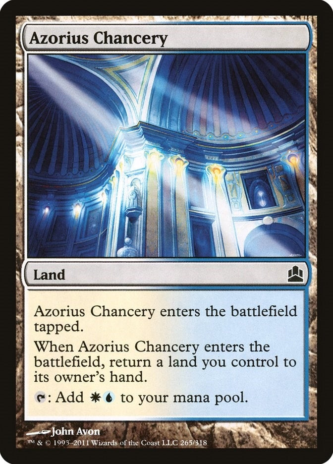 Image for Azorius Chancery (265) [Commander] - Magic: The Gathering