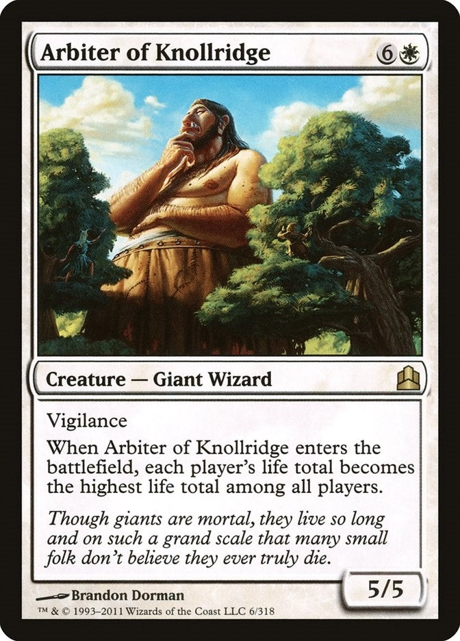 Image for Arbiter of Knollridge (6) [Commander] - Magic: The Gathering