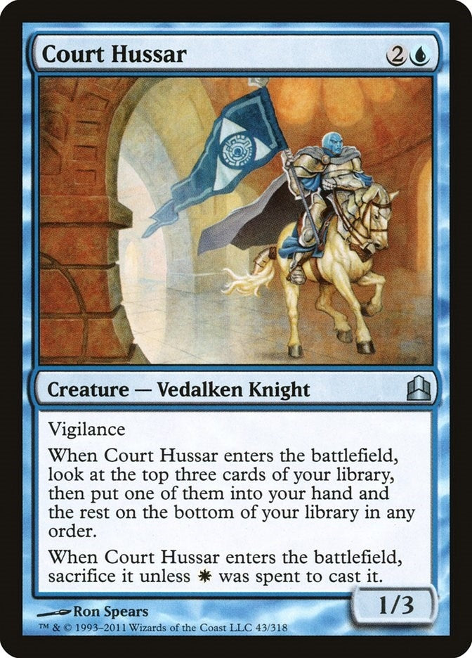 Image for Court Hussar (43) [Commander] - Magic: The Gathering