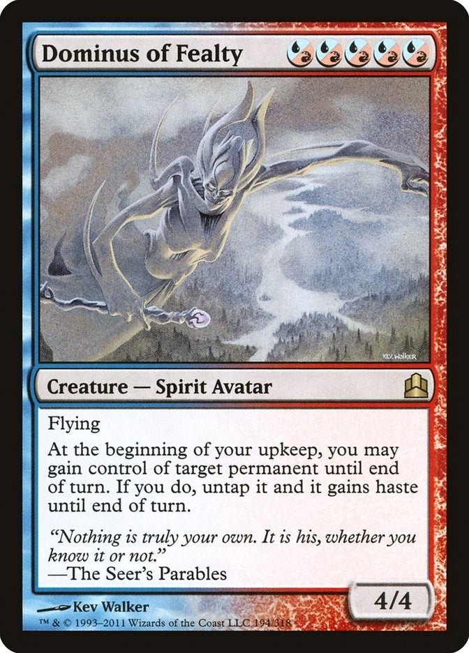 Image for Dominus of Fealty (194) [Commander] - Magic: The Gathering