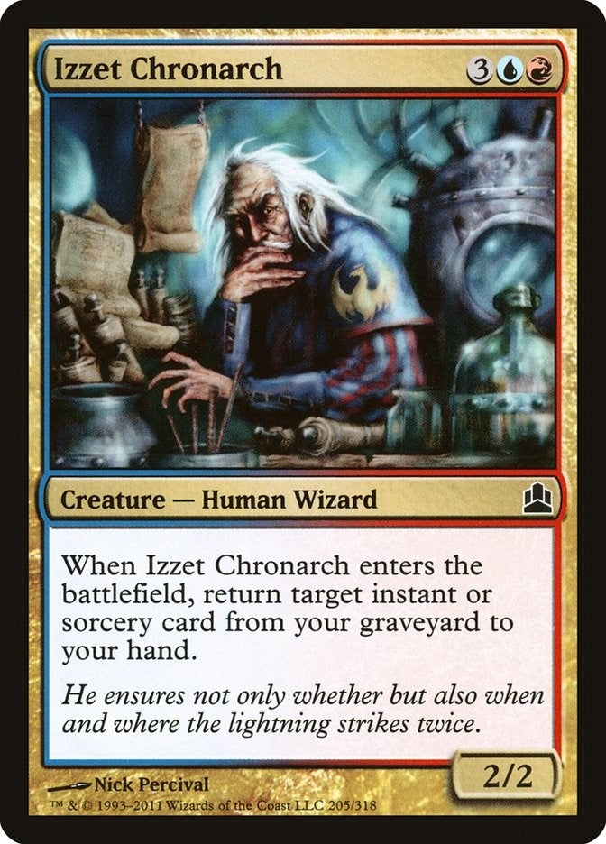Image for Izzet Chronarch (205) [Commander] - Magic: The Gathering