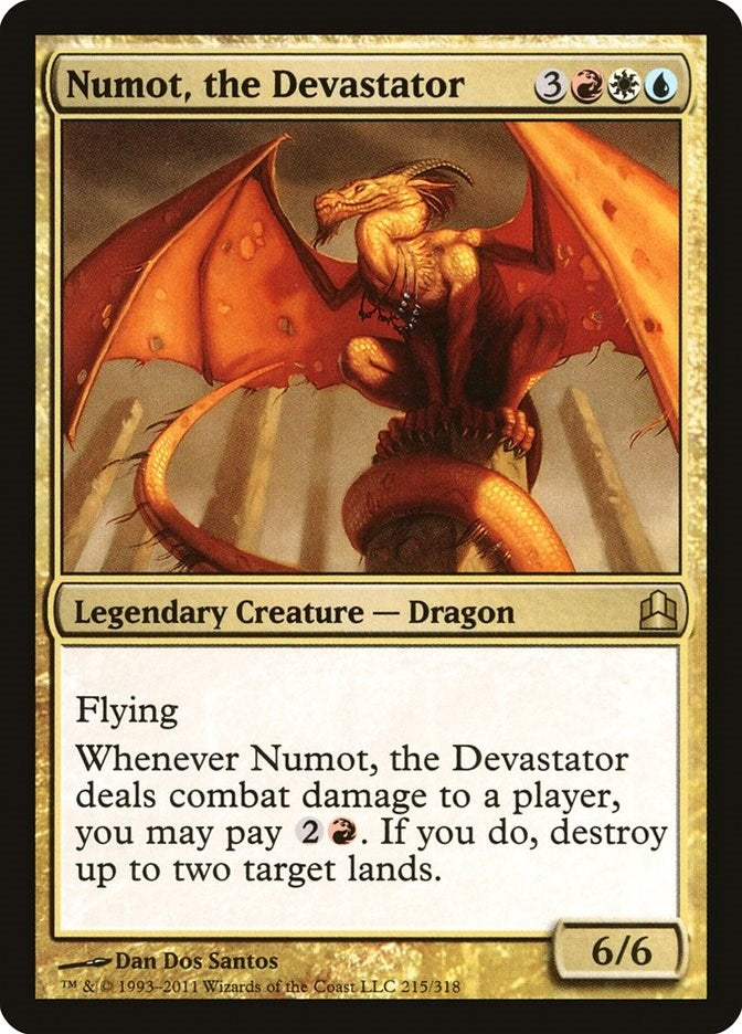 Image for Numot, the Devastator (215) [Commander] - Magic: The Gathering