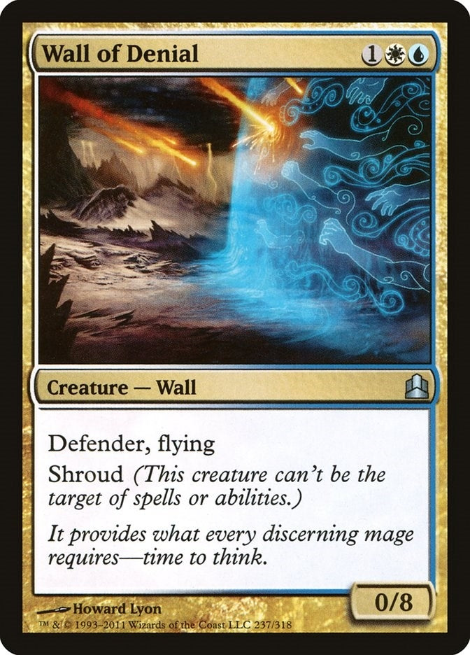 Image for Wall of Denial (237) [Commander] - Magic: The Gathering