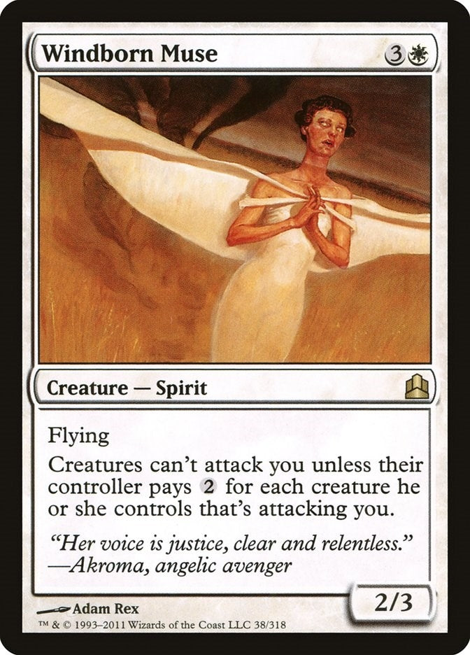 Image for Windborn Muse (38) [Commander] - Magic: The Gathering