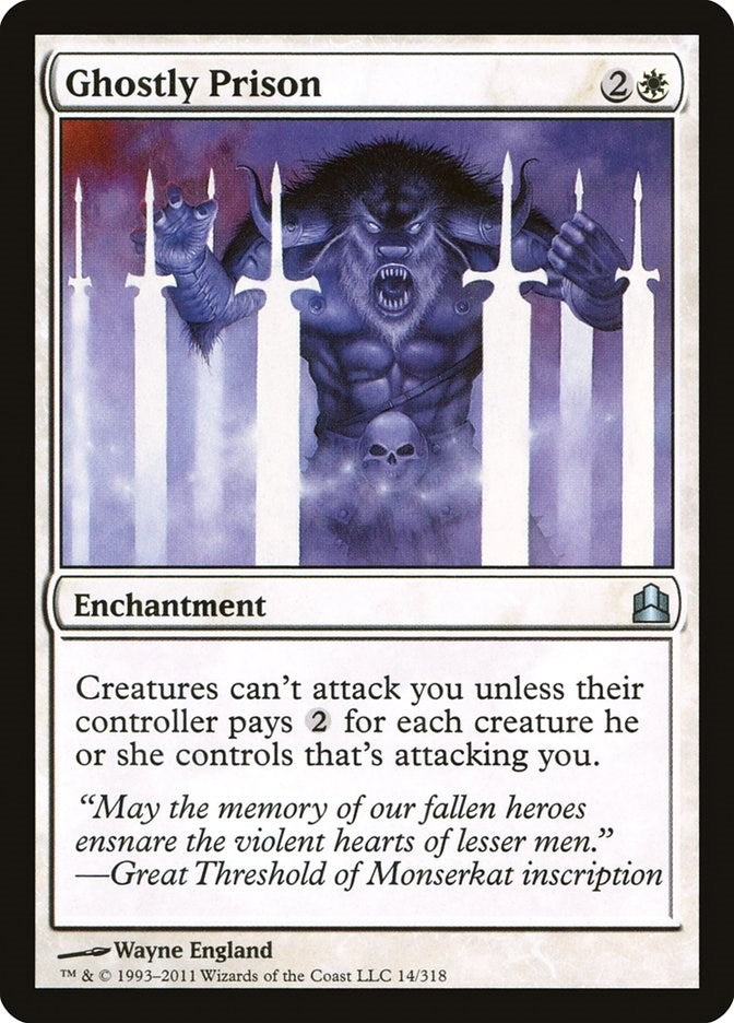 Image for Ghostly Prison (14) [Commander] - Magic: The Gathering