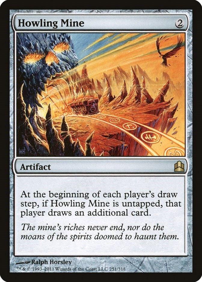 Image for Howling Mine (251) [Commander] - Magic: The Gathering