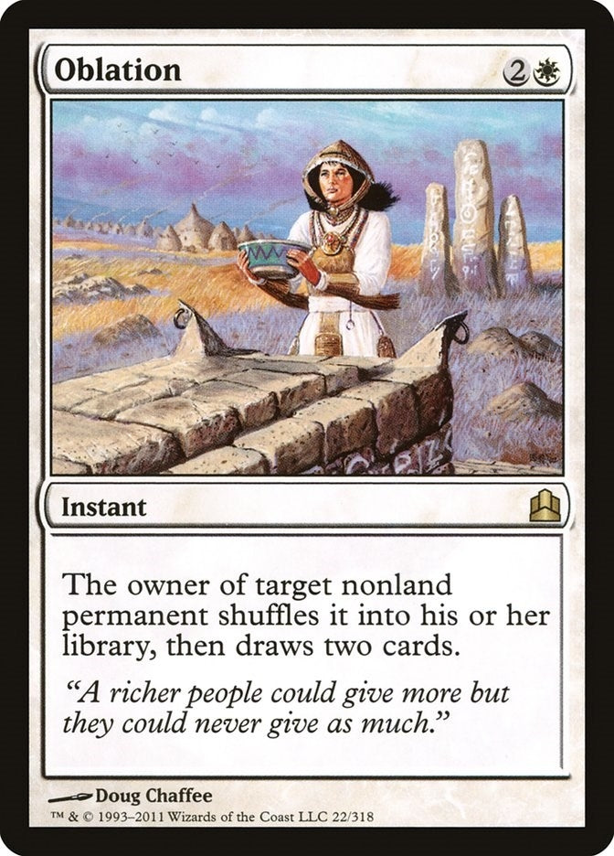 Image for Oblation (22) [Commander] - Magic: The Gathering