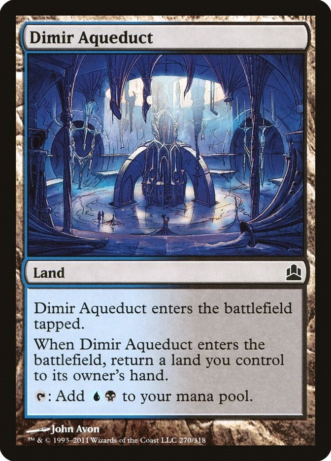 Image for Dimir Aqueduct (270) [Commander] - Magic: The Gathering