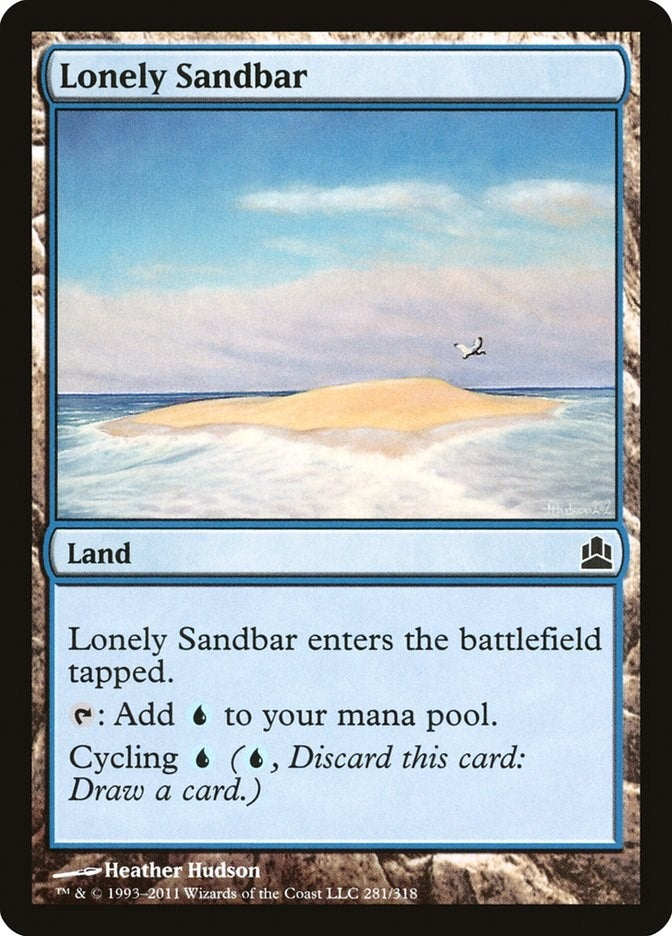 Image for Lonely Sandbar (281) [Commander] - Magic: The Gathering
