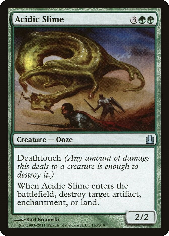 Image for Acidic Slime (140) [Commander] - Magic: The Gathering