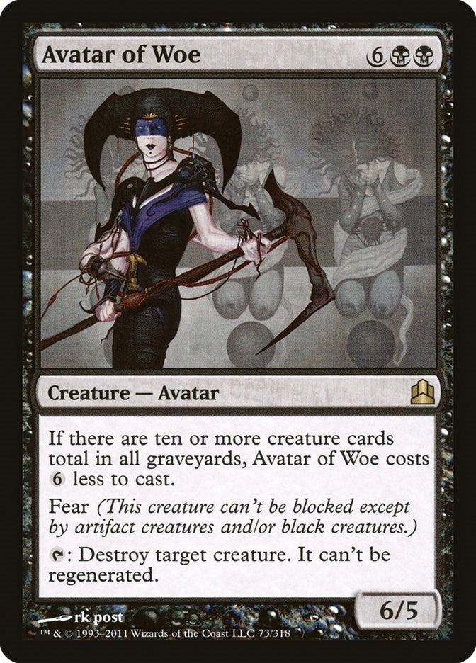 Image for Avatar of Woe (73) [Commander] - Magic: The Gathering