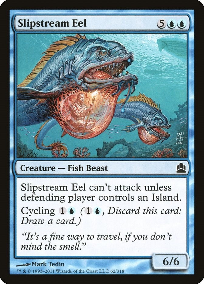 Image for Slipstream Eel (62) [Commander] - Magic: The Gathering