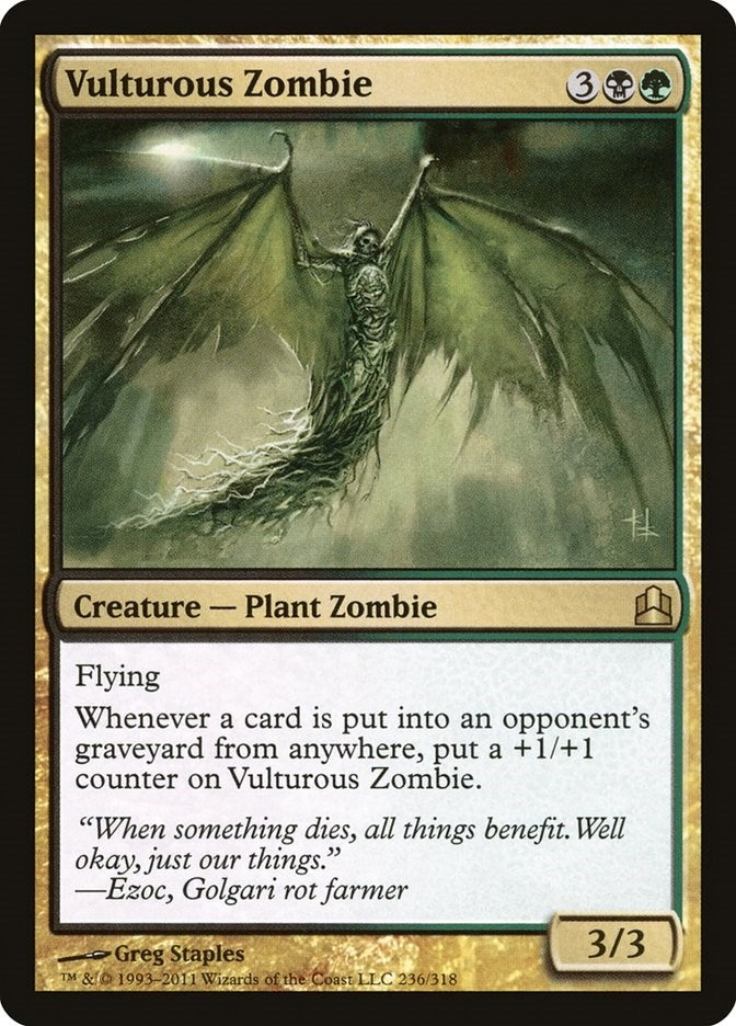 Image for Vulturous Zombie (236) [Commander] - Magic: The Gathering
