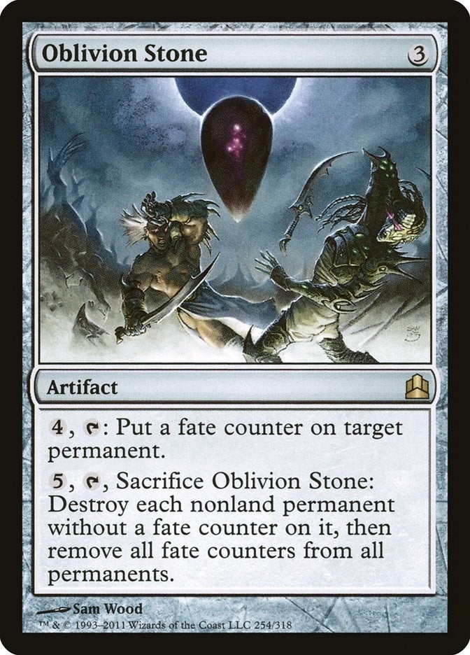 Image for Oblivion Stone (254) [Commander] - Magic: The Gathering