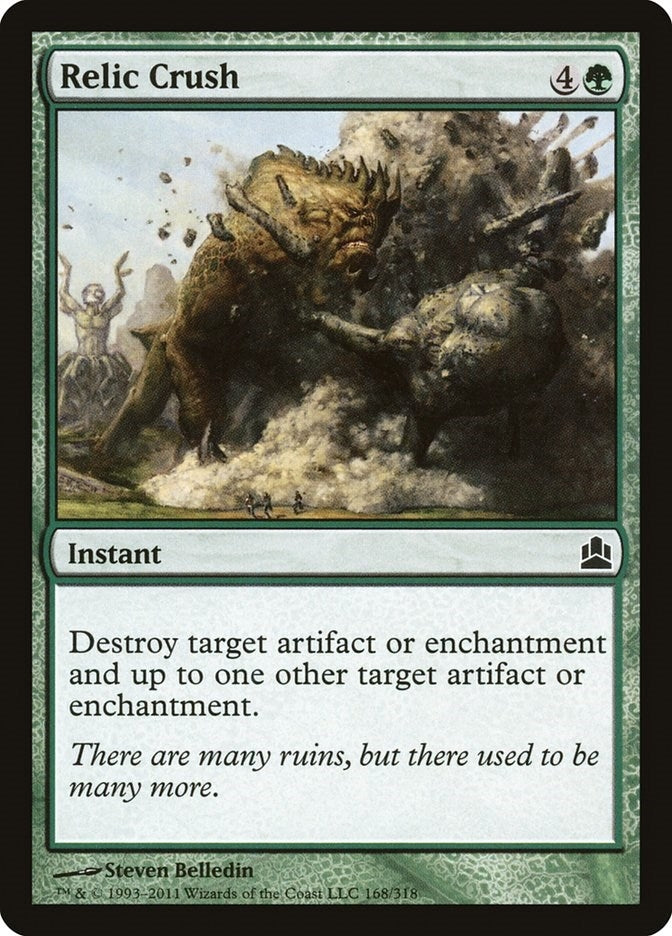 Image for Relic Crush (168) [Commander] - Magic: The Gathering