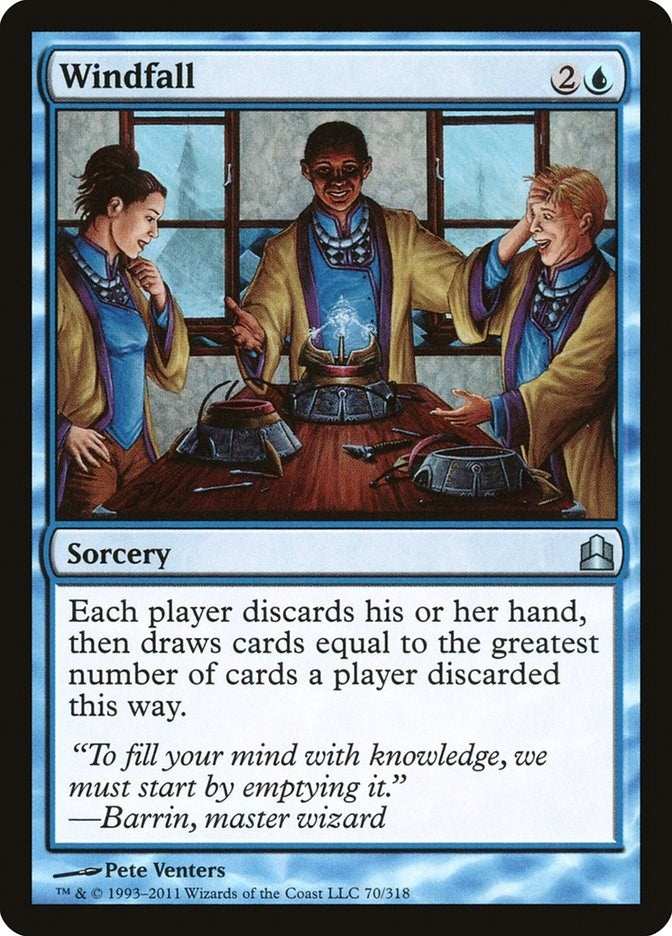 Image for Windfall (70) [Commander] - Magic: The Gathering