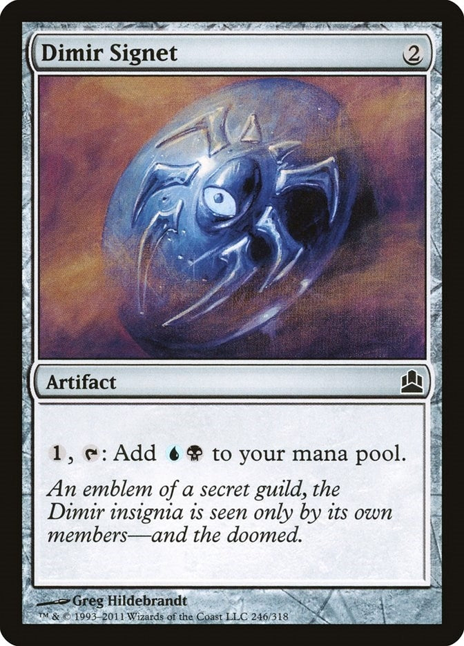 Image for Dimir Signet (246) [Commander] - Magic: The Gathering
