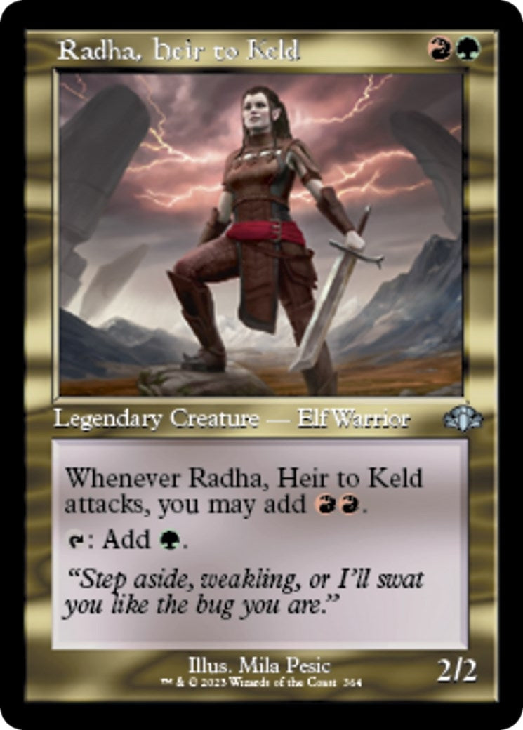 Image for Radha, Heir to Keld (Retro Frame) (364) [Dominaria Remastered] - Magic: The Gathering